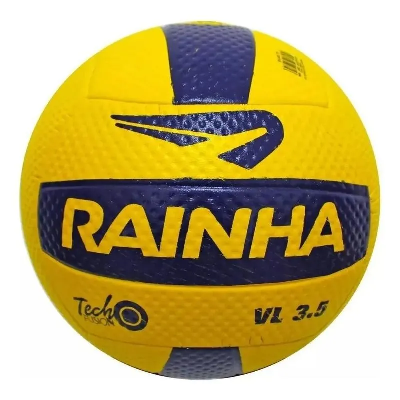 2x Bola De Vôlei Rainha Vl 3.5 Cor Amarelo