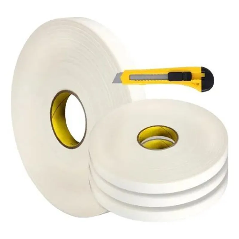 Kit 3 Fitas Vedação Porta Janela Anti Ruido Pó Inse Branco 6