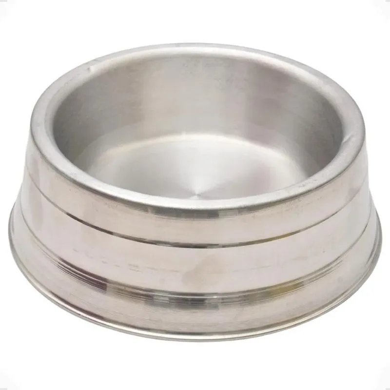 Comedor Pesado Pote Polido De Cachorro Grande Porte 1900 Ml