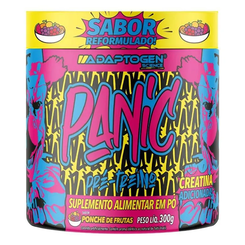Panic 300g - Pré Treino Adaptogen Science U Suco De Frutas
