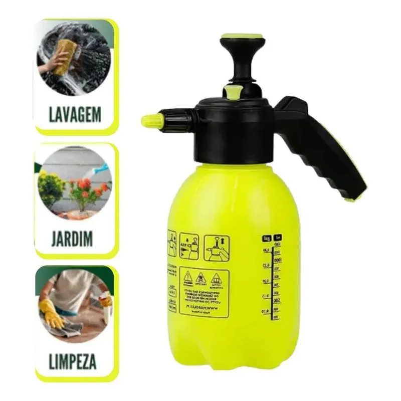 10x Pulverizador Borrifador Alta Pressão Capacidade 2 Litro