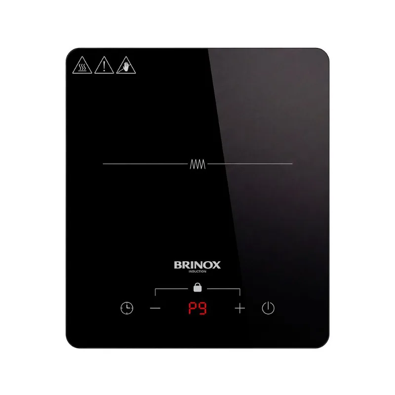 Cooktop de Indução 1 Boca Brinox Touch Screen 127V Preto Voltagem 127v