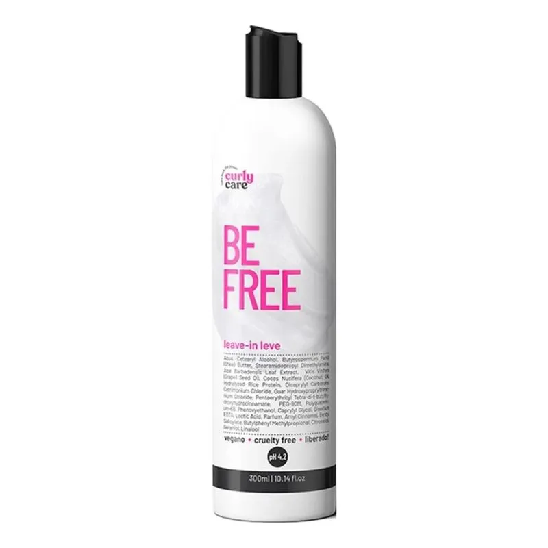 10x Creme De Pentear Be Free Curly Care Leave In Leve 300ml