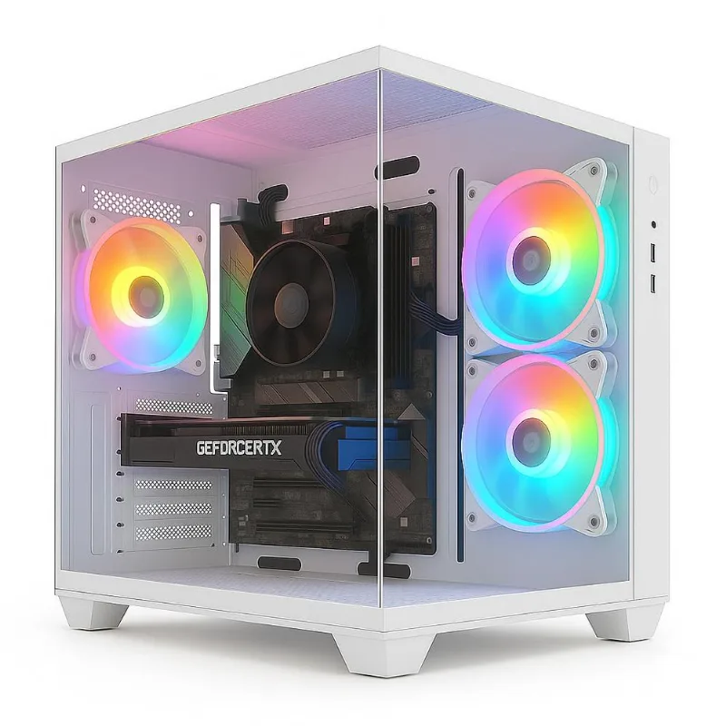 PC Gamer Skill Aquarium AMD Ryzen 7 5700G 16GB Geforce Gtx 1660 Ti 6GB SSD 1TB M.2 Branco SKA060
