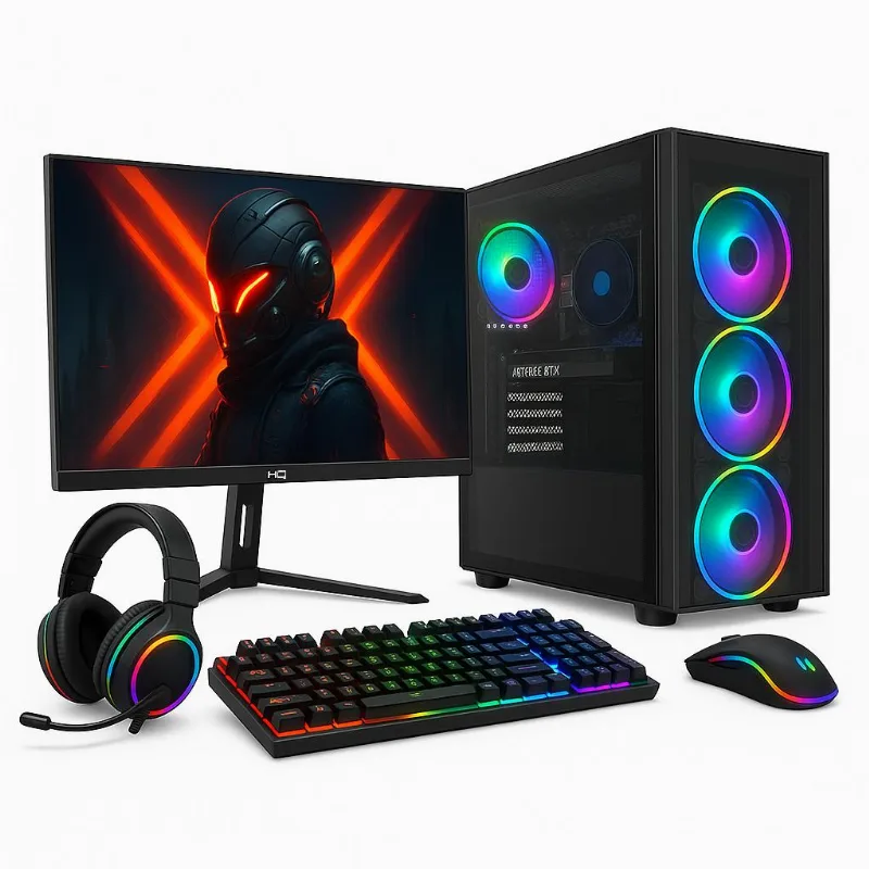 Pc Gamer Completo Skill New G Ryzen 5 5600gt, 16gb, Radeon Rx 6600 8gb, Ssd M2 512gb, Monitor 24" 180hz - Skr27