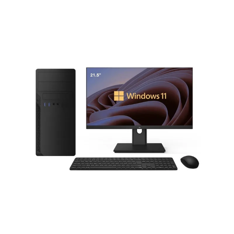 Computador 3Green Intel I3 8100 8GB Ddr4 SSD 256GB Wifi Monitor 215" Windows 11 Original NW3G-049 Bivolt