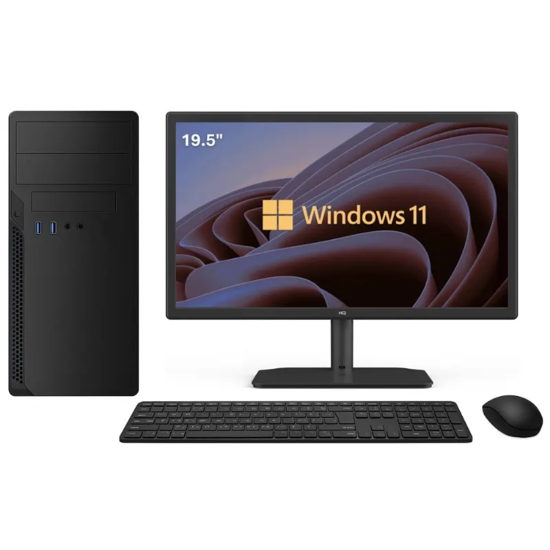 Computador 3Green Intel I5 9400F 16GB Ddr4 SSD 256GB Geforce 2GB Wifi Monitor 195" Windows 11 Original NW3G-031 Bivolt