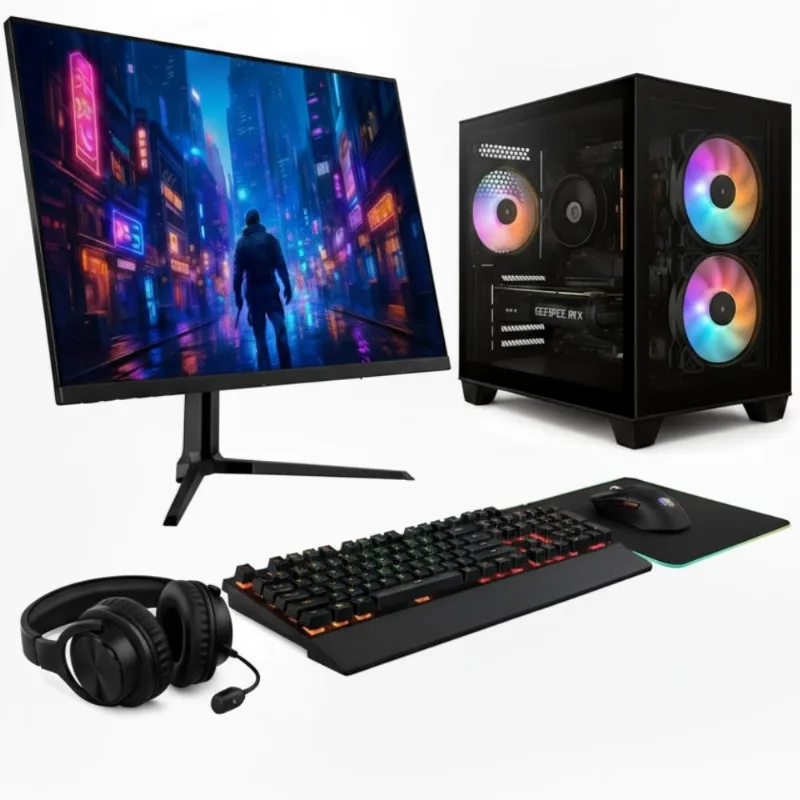 Pc Gamer Skill Apex, Amd Ryzen 7 5700g, Geforce Rtx 5060 8gb, 16gb Ddr4, Ssd 1tb M.2, Monitor Led 24" 180hz Preto Sap208