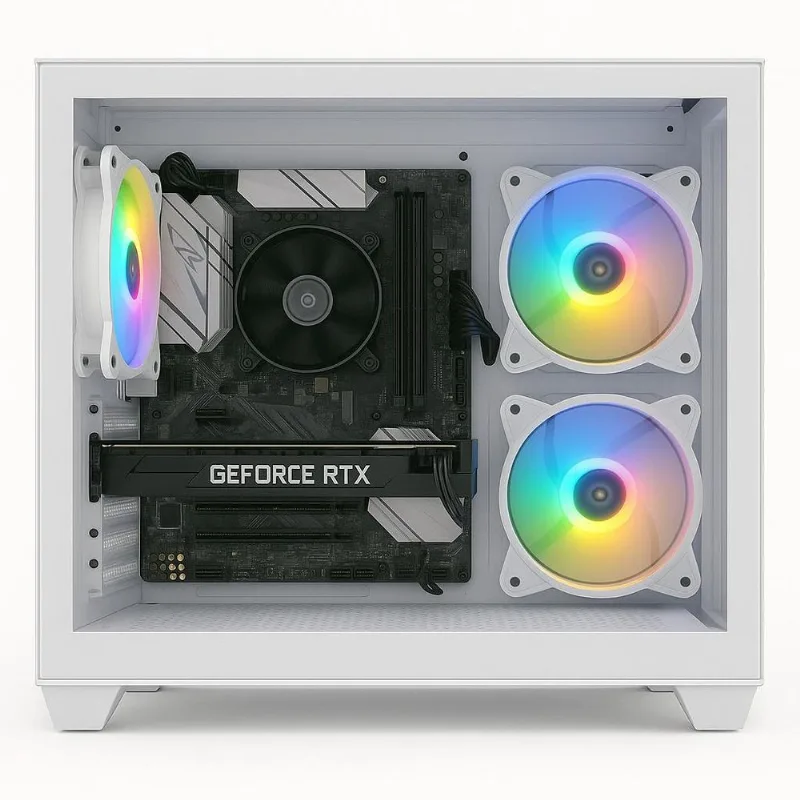 Pc Gamer Skill Apex, Amd Ryzen 5 5500, Geforce Rtx 5060 8gb, 16gb Ddr4, Ssd 1tb M.2, Branco Sap214