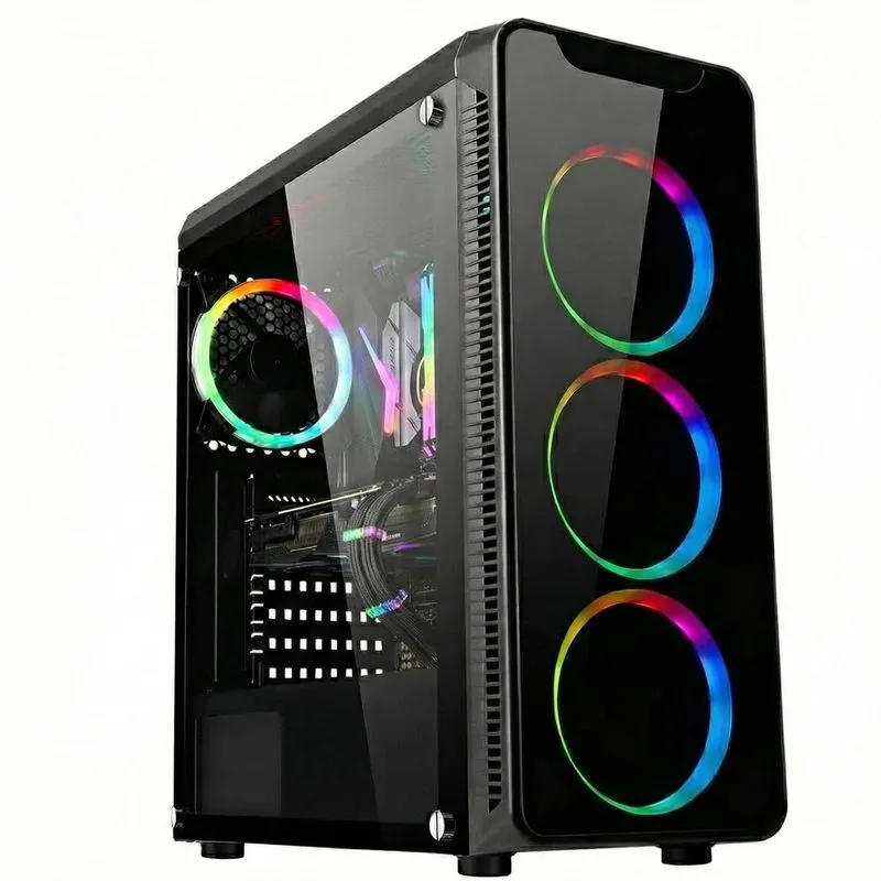 PC Gamer 3green Intel Core i5 GT 730 4GB 16GB SSD 512GB Windows 10 Pro Preto 3GGW13