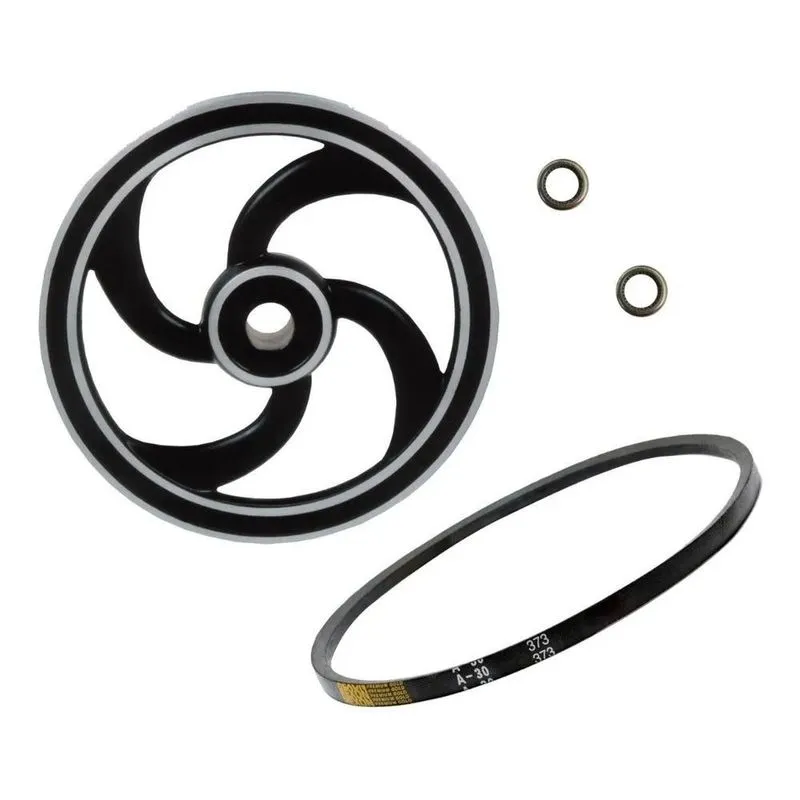 2x Kit Polia Dianteira Correia A-30 E Rolamentos Para Mobile