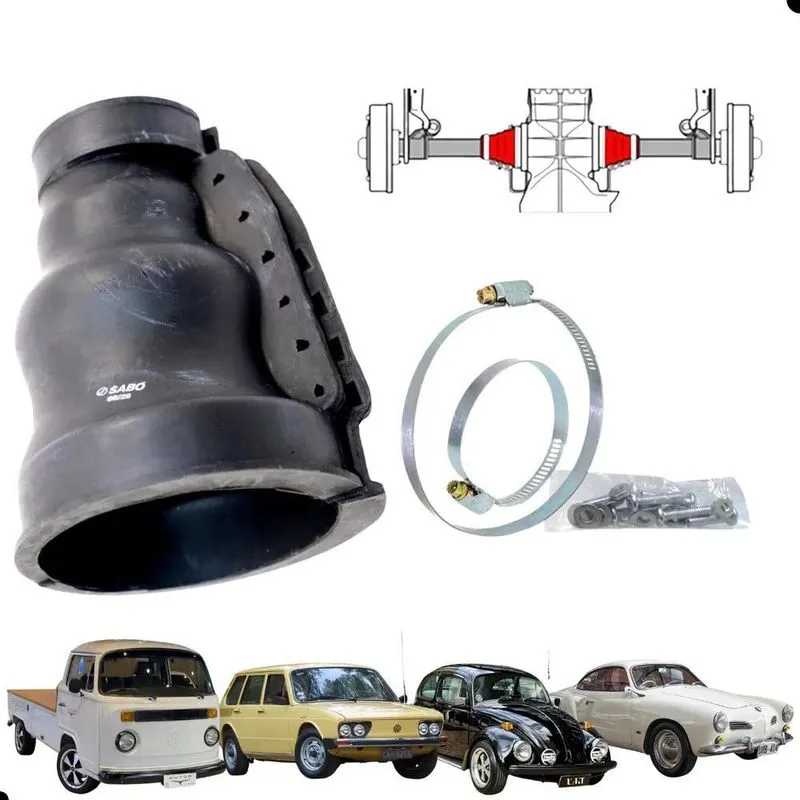 3x Kit Coifa Cambio Caixa Volkswagen Fusca Sabó