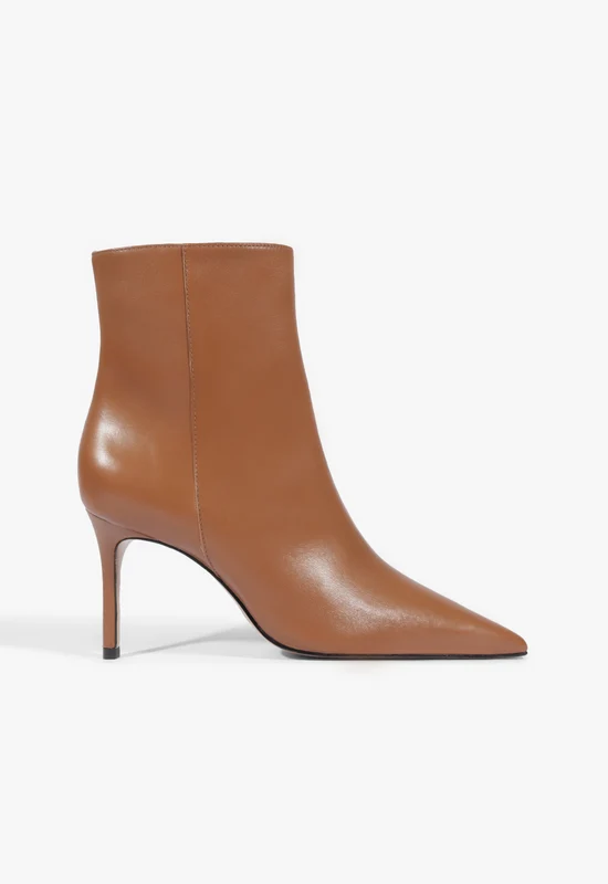 Mikki Bootie 6 / Butter scotch / Leather