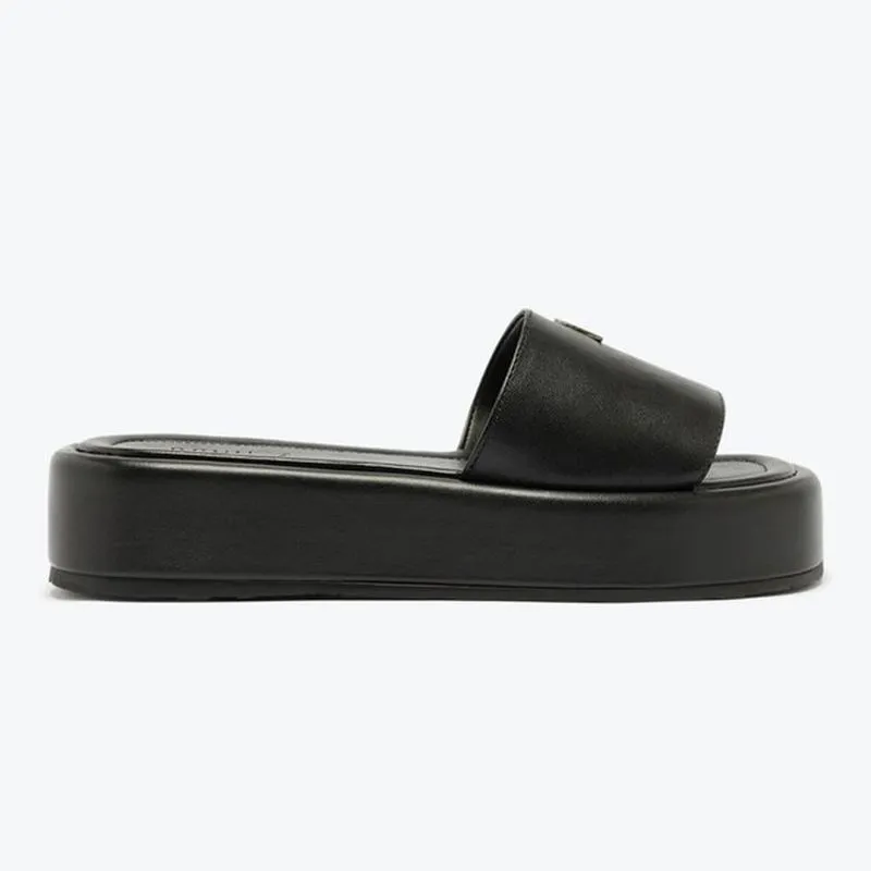 Papete viena plataforma couro preta S 21869 0015 0011 schutz