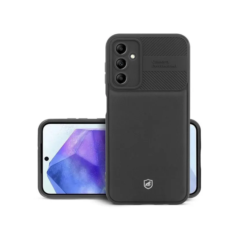 Capa Para Samsung Galaxy A55 - Symetric Preta - Gshield - Gshield