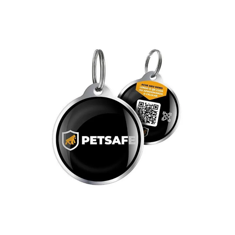Pingente Tag De Identificação Para Coleira De Cães E Gatos Com Qrcode - Petsafe - Gshield