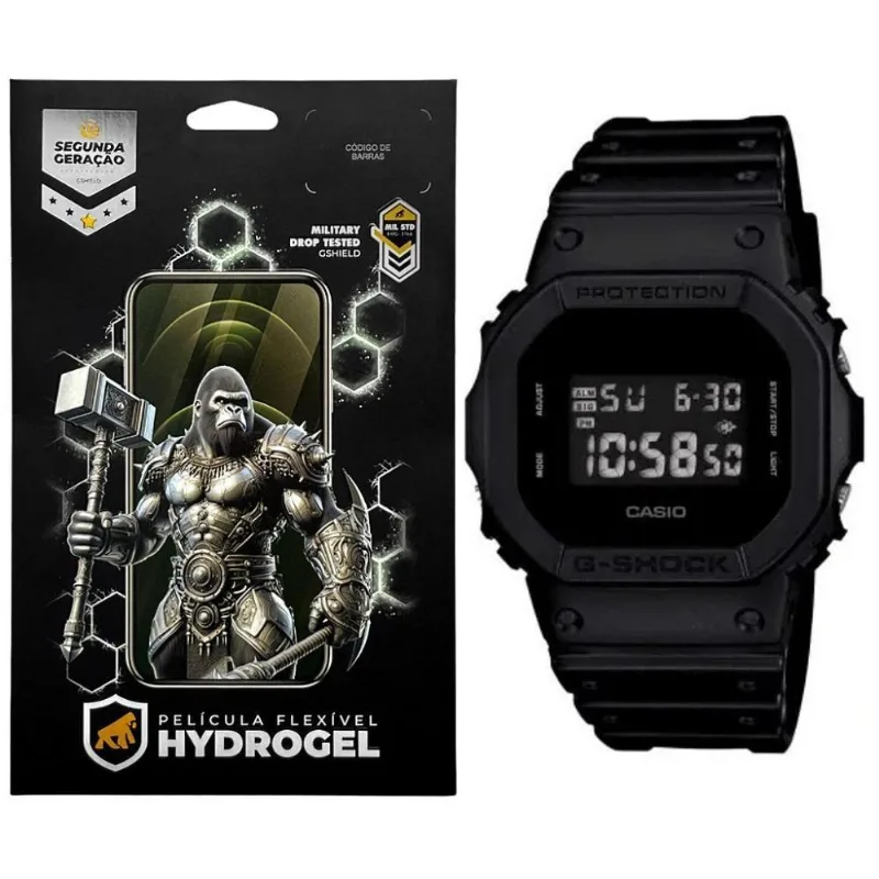 Película Para Casio Dw-5600bb - Hydrogel Hd - Gshield - Gshield