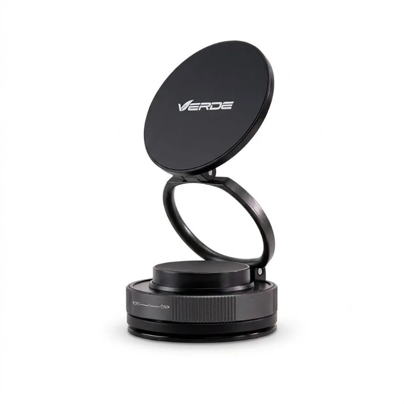 Suporte Magnético a Vácuo para Celular - Fixação Ultra Forte e Ajuste 360° - Verde - Gshield