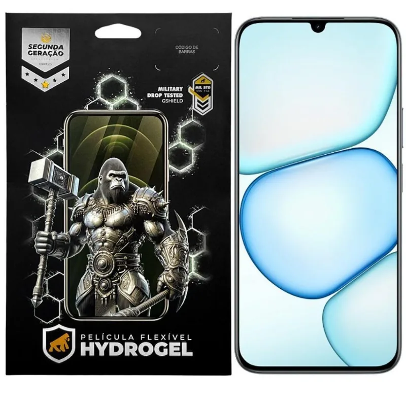 Película de Hidrogel Gshield Realme C100 5G HD Resistente a Riscos 1 Unidade - Gshield