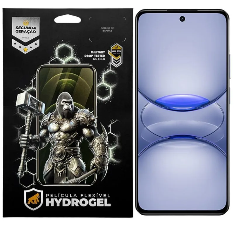 Película de Proteção para Celular Gshield Realme C75x Gamer Hydrogel Fosca Oleofóbica 97% Hd - Gshield