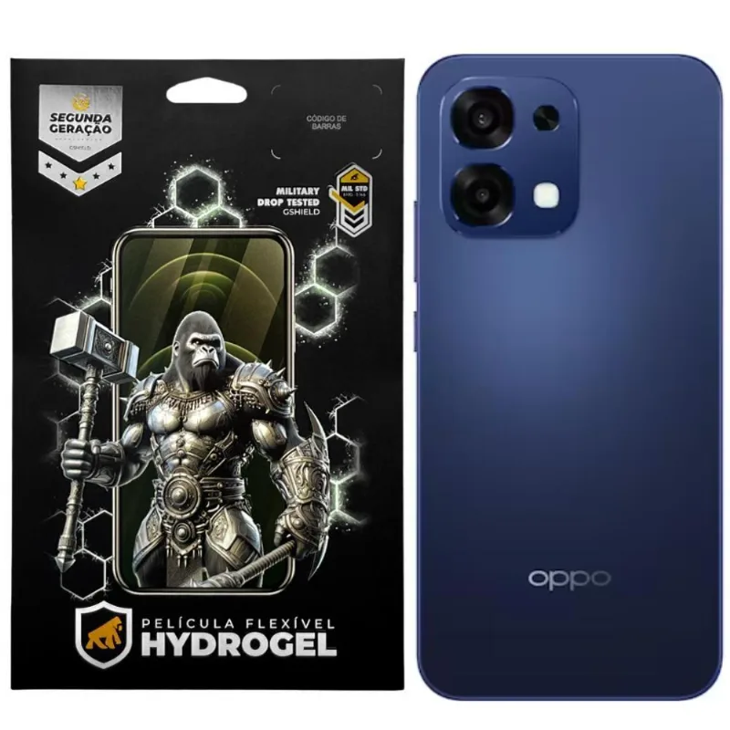 Película Gshield Oppo A6 Pro Traseira Hydrogel HD TPU Soft Gel 0,19MM - Gshield
