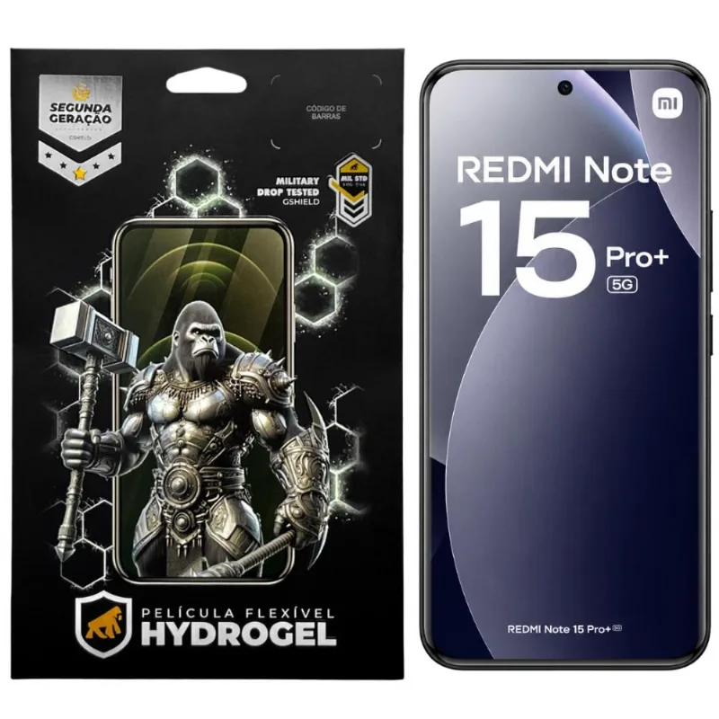 Película para Xiaomi Redmi Note 15 Pro Plus - Hydrogel Gamer Fosca - Gshield