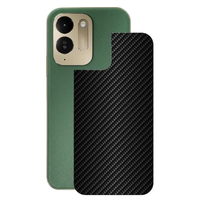 Película para Xiaomi Poco M8x - Traseira de Fibra de Carbono Preta - Gshield