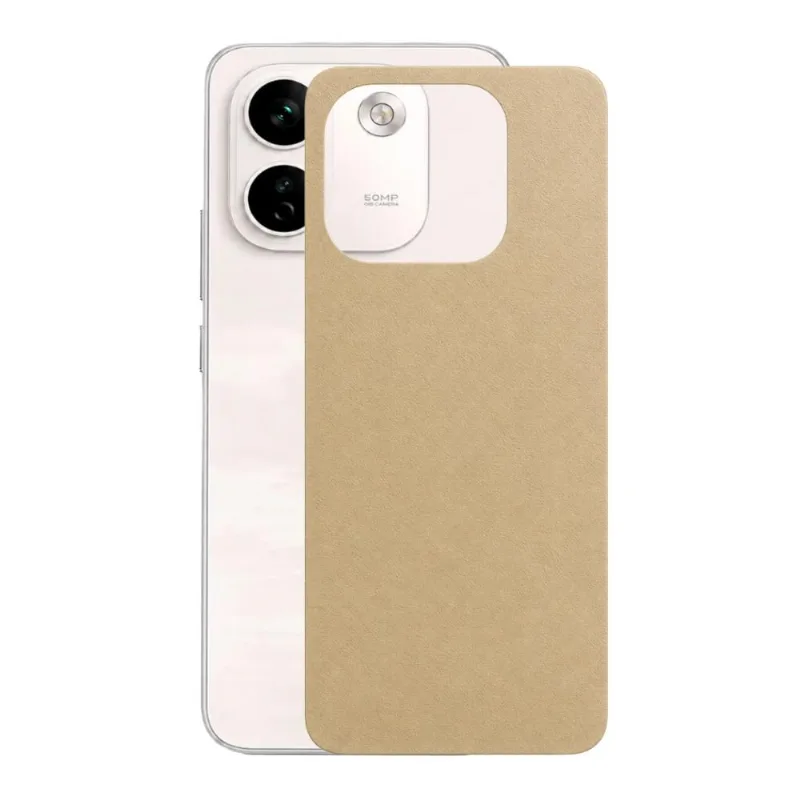 Película para Redmi Note 17 Pro Max - Traseira Efeito Couro Bege - Gshield