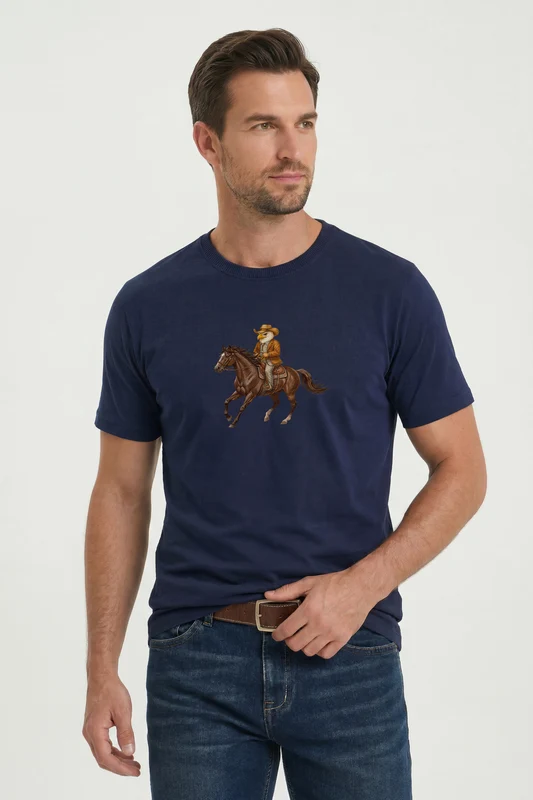 CAMISETA FIO 30 EAGLE 193070 MARINHO / M