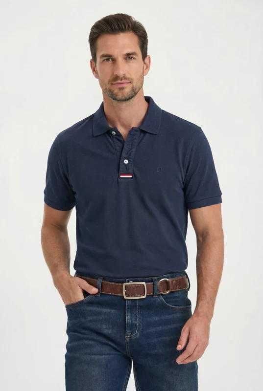 POLO REGULAR PIQUET 69237 MARINHO / M