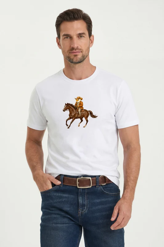 CAMISETA FIO 30 EAGLE 193070 BRANCO / G