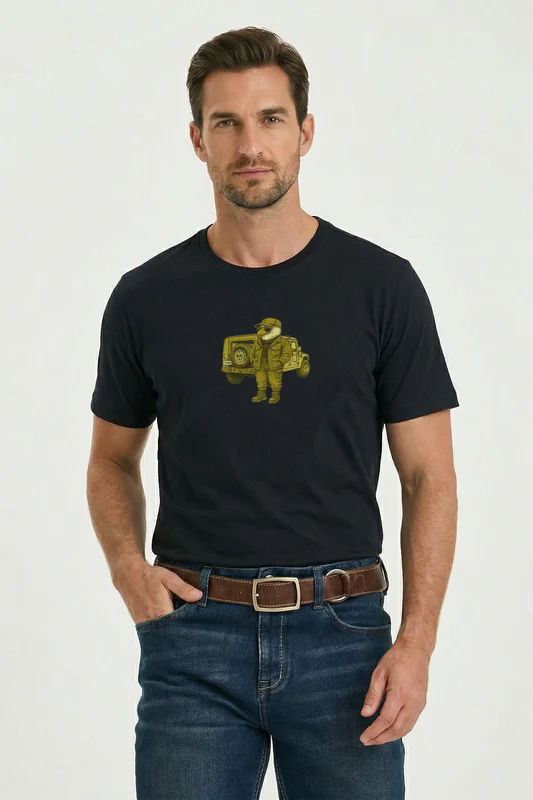 CAMISETA FIO 30 EAGLE 193040 PRETO / G