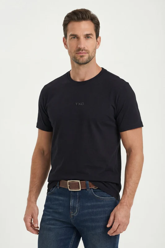 CAMISETA FIO 30 REGULAR 193039 PRETO / GG