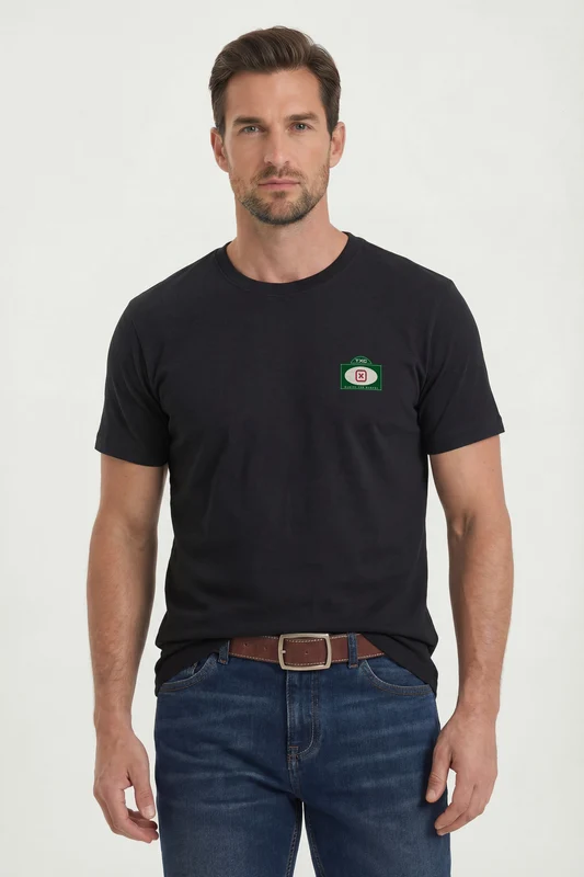 CAMISETA FIO 30 REGULAR 193029 PRETO / G