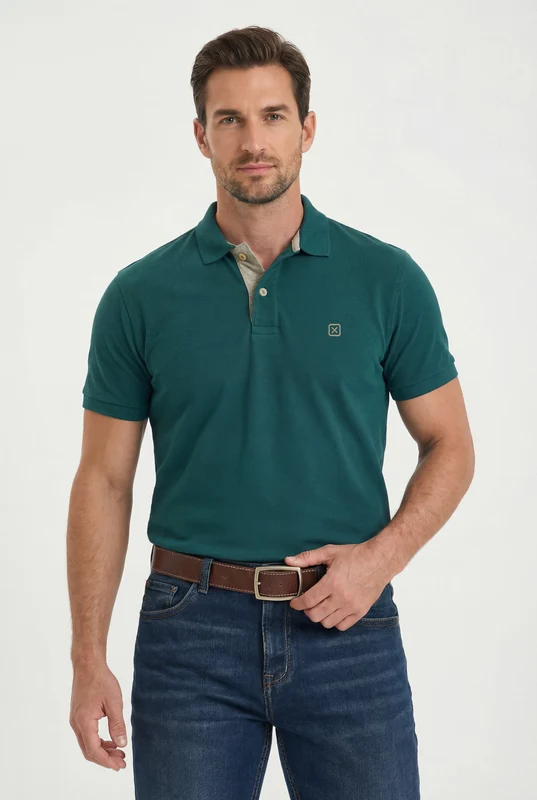 POLO PIQUET REGULAR 69210 VERDE / GG