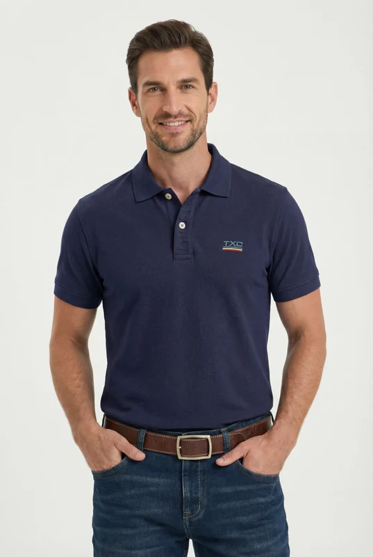 POLO REGULAR PIQUET 69255 MARINHO / P