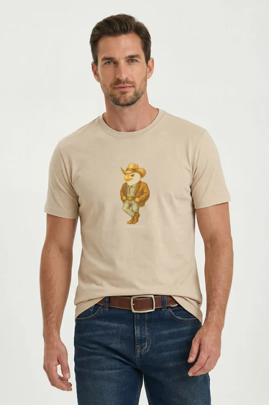 CAMISETA FIO 30 EAGLE 193038 BEGE / P