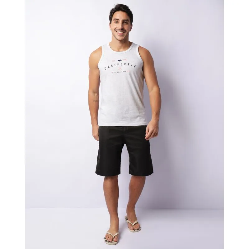 Bermuda Masculina Surf Bolsos Com Cordão Preta 46