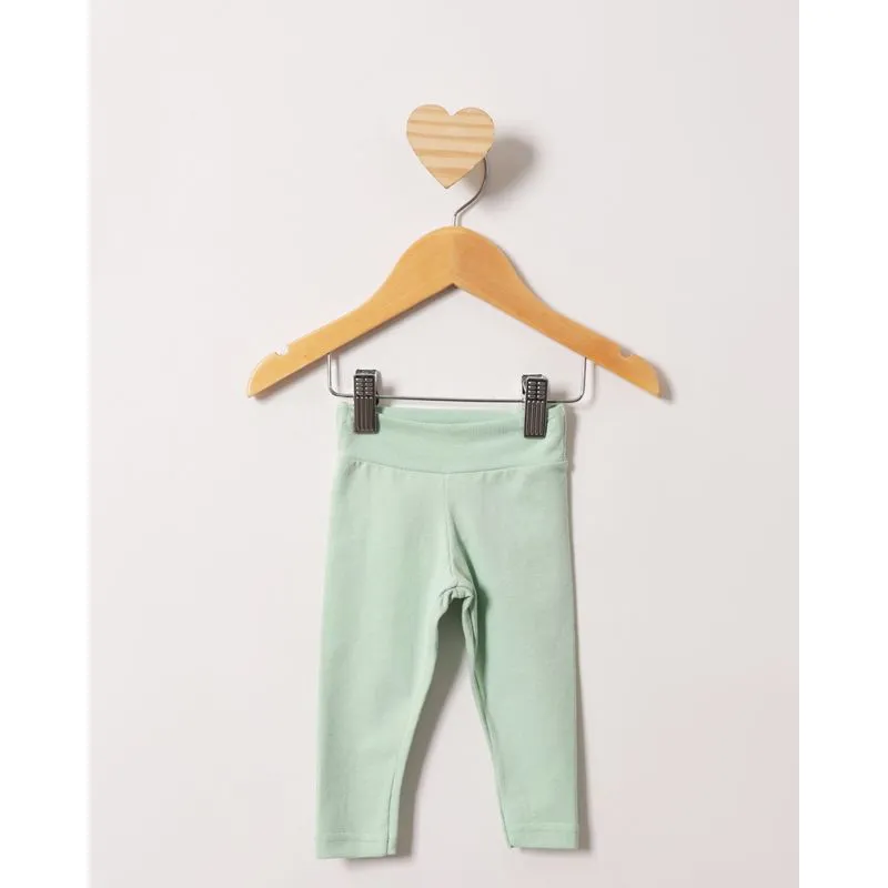 Calça Legging Bebê Lisa Verde G