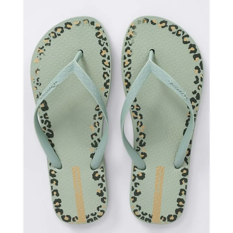 Chinelo Ipanema Feminino Slim Com Estampa Verde 33/34