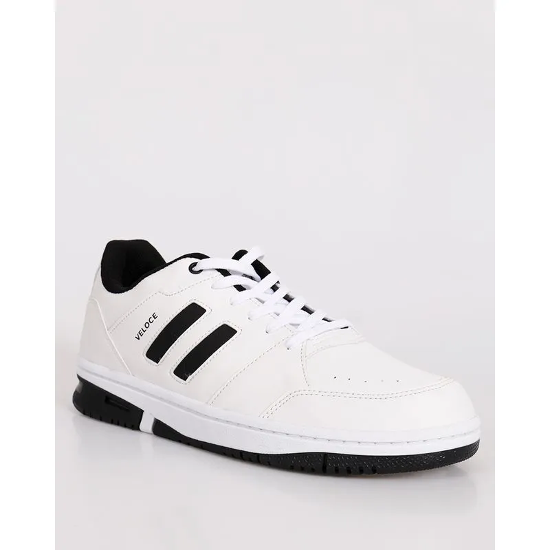 Tênis Masculino Casual Veloce Com Recortes Branco 38