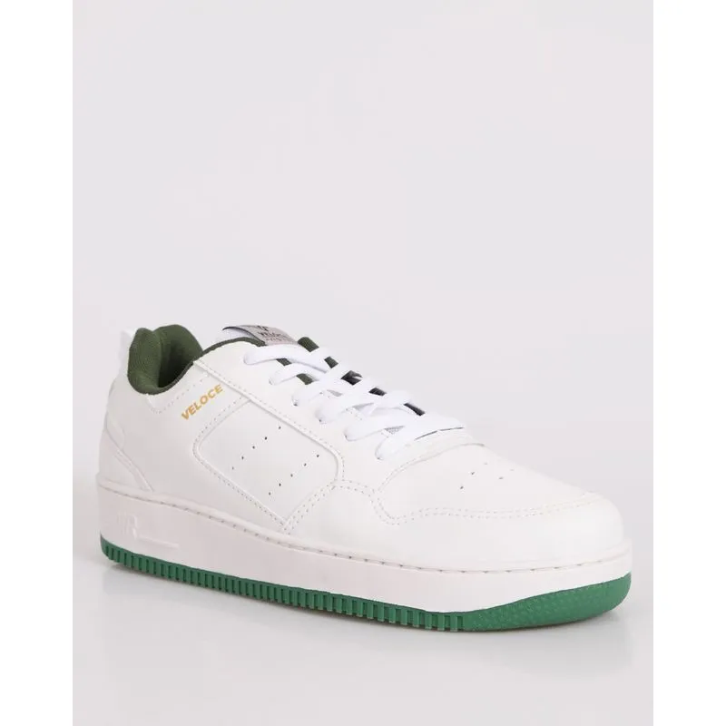 Tênis Masculino Casual Veloce Com Recortes Branco 41