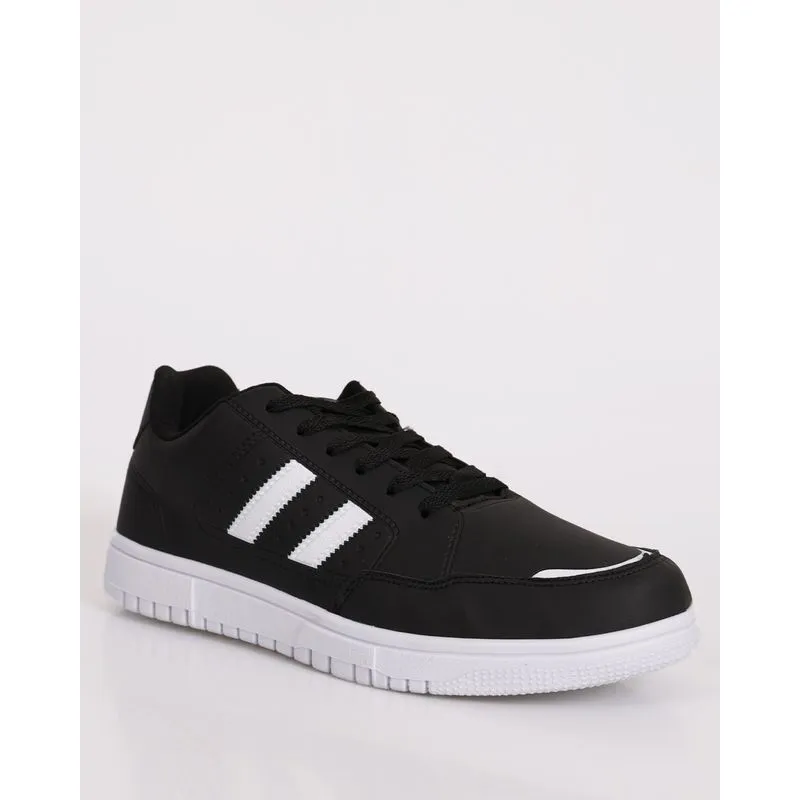 Tênis Masculino Casual Veloce Com Recorte Preto 38