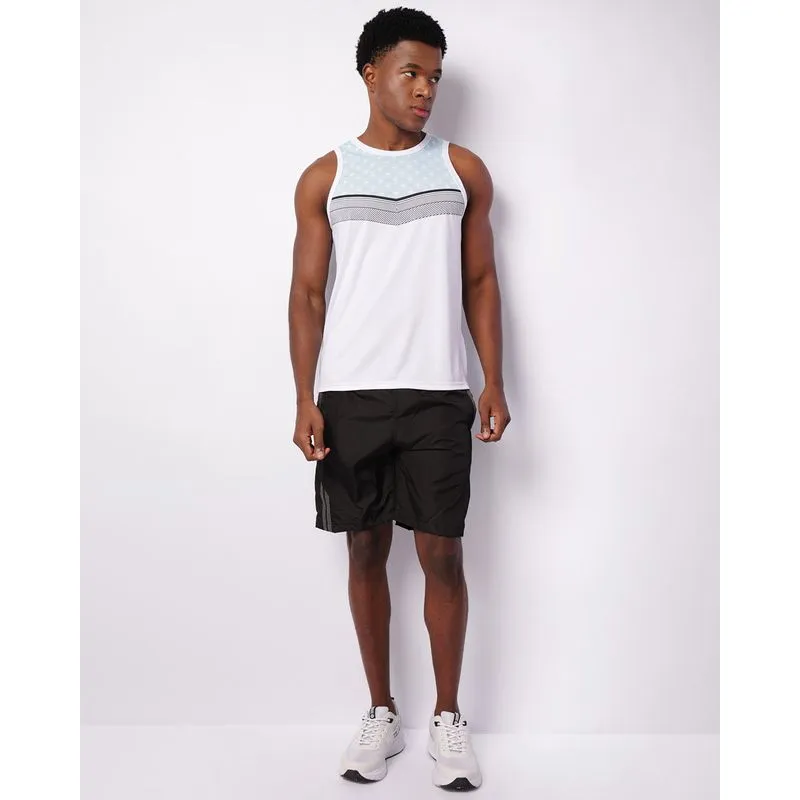 Bermuda Esportiva Masculina Reta Com Faixas Preta G