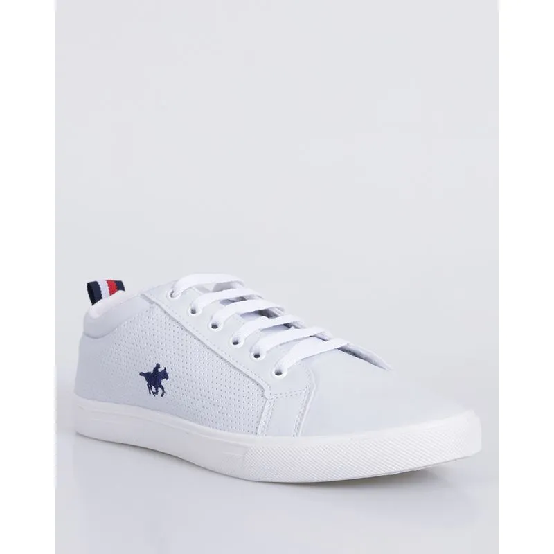 Tênis Masculino Casual Polo Com Bordado Branco 41