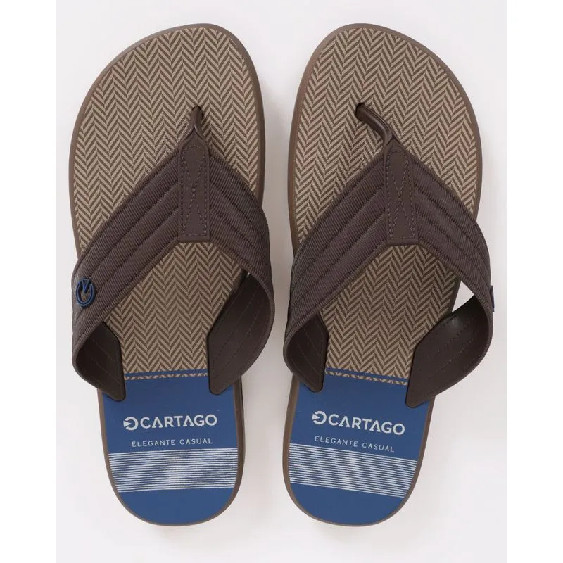 Chinelo Masculino Cartago Montreal Marrom 42