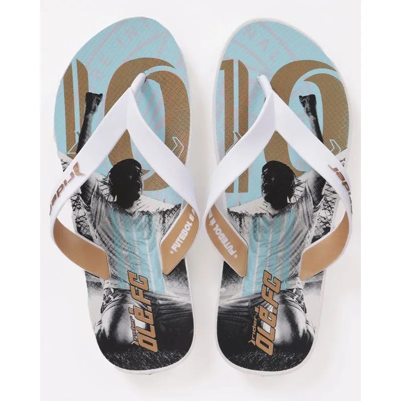 Chinelo Masculino Rider Feel Olé Branco 39/40