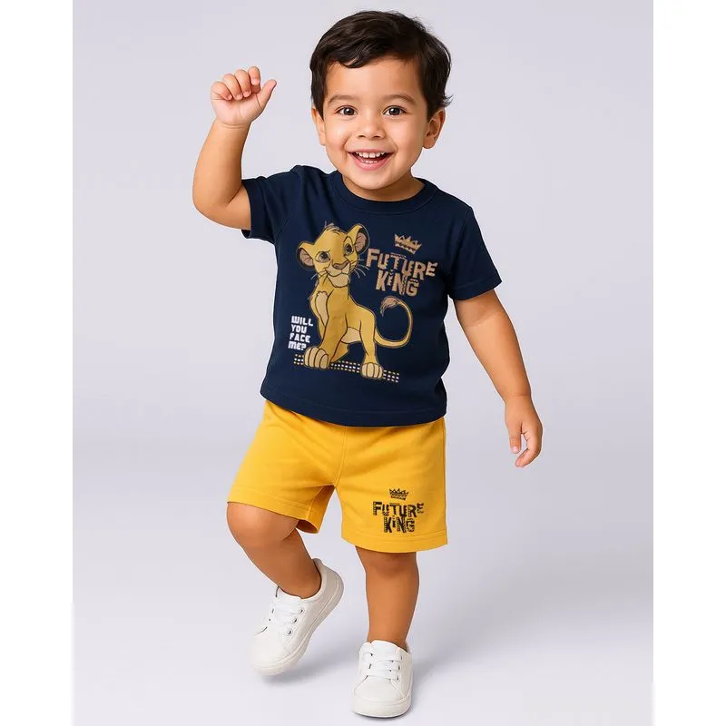 Conjunto Bebê Disney O Rei Leão Simba Curto Marinho 1