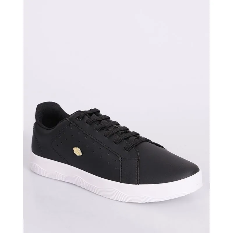 Tênis Feminino Casual com Aplicação Preto 36