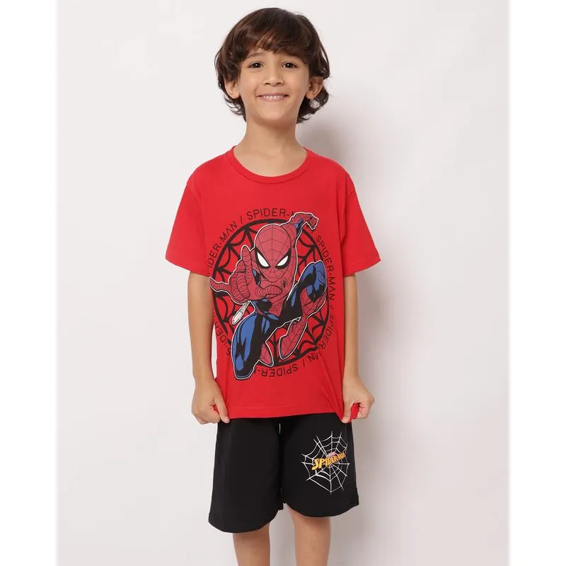 Conjunto Infantil Algodão Homem Aranha Vermelho 8
